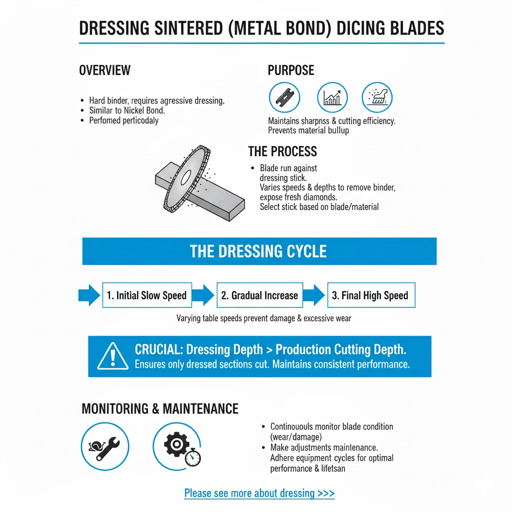 A typical dressing cycle might involve the following steps: