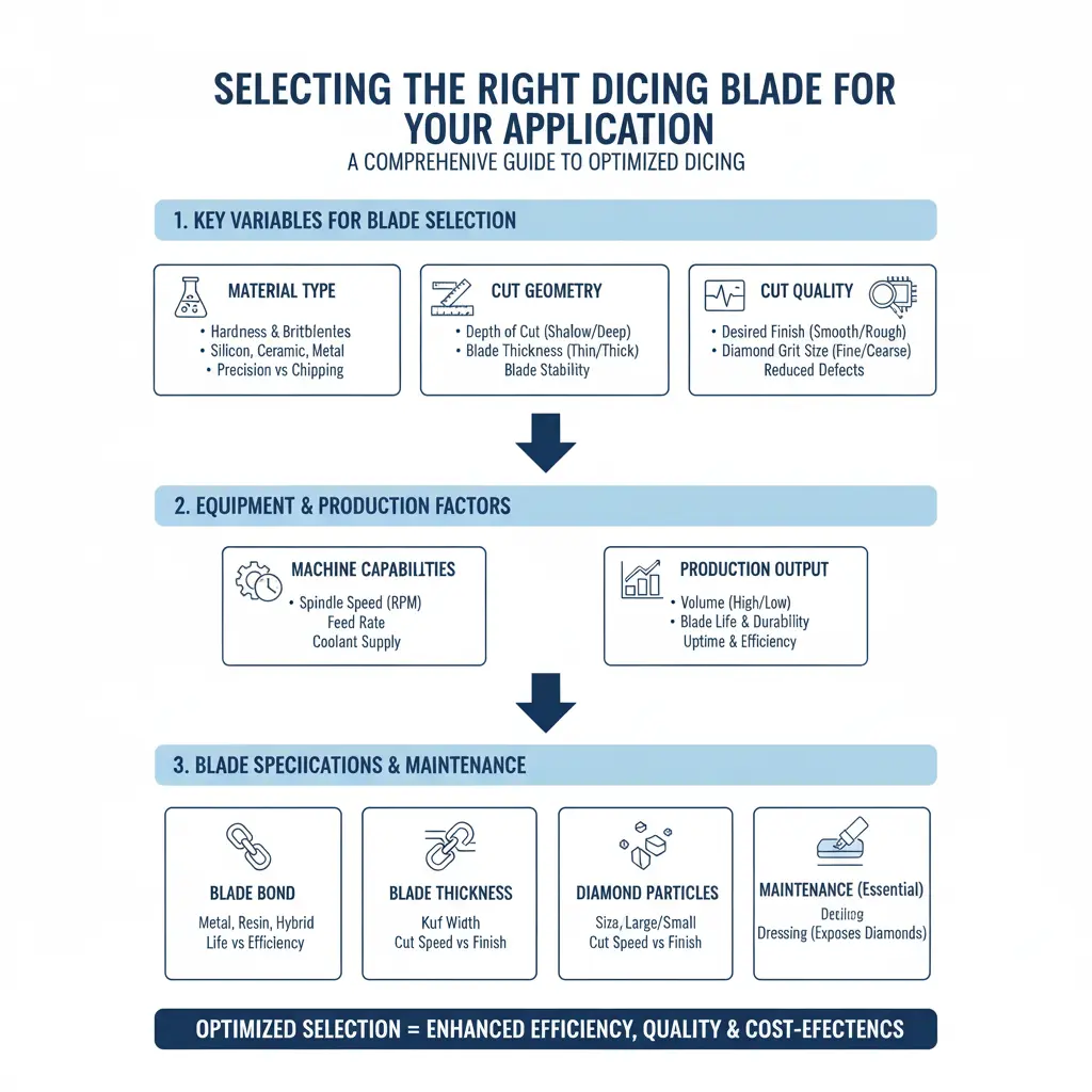 Selecting the Right Dicing Blade for Your Application
