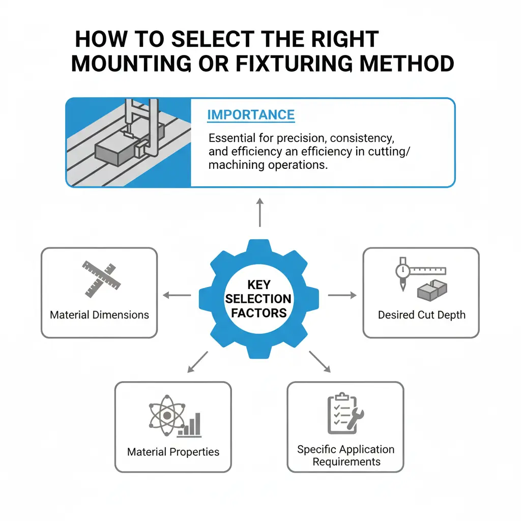 How to Select the Right Material Mounting or Fixturing Method for Your Application