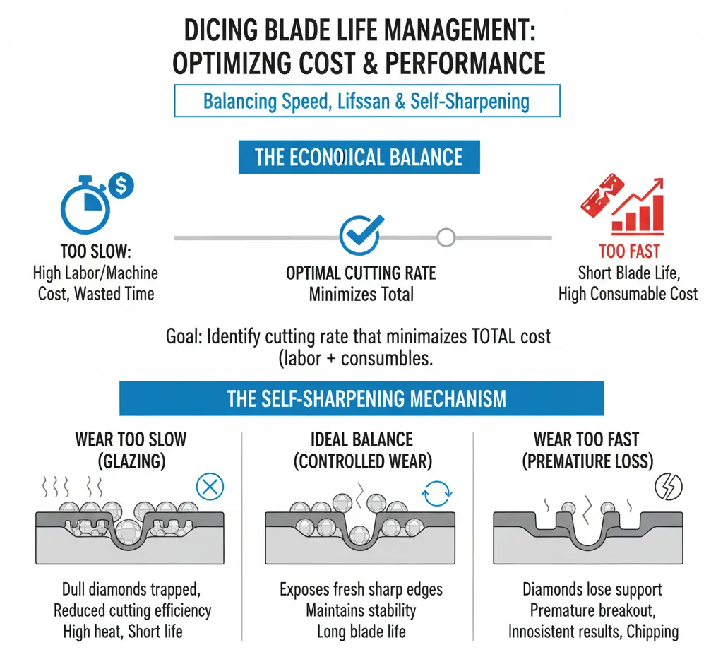 Dicing Blade Life & Wear