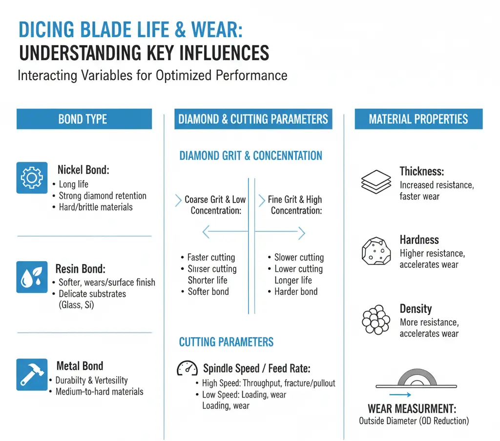 Dicing Blade Life & Wear