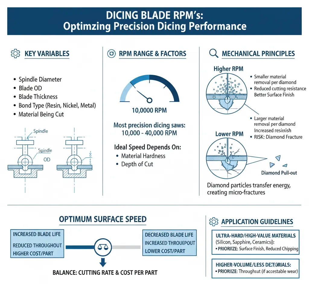 Dicing Blade RPM’s