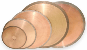 Diamond wafering blades
