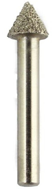 Item # 2095211- 40/50 mesh x 6mm BRAISED BOND DIAMOND CARVING POINTS