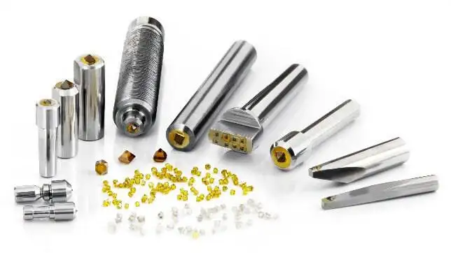 High quality diamond dressers used for precision cutting and shaping of gemstones and materials in industrial settings