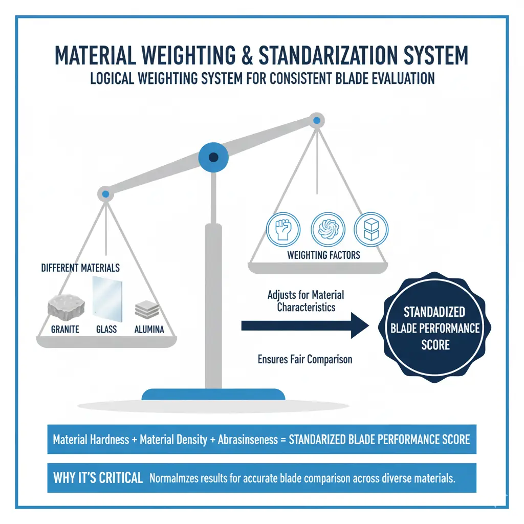 To manage the diversity in materials typically encountered in such tests, developing a logical weighting system is essential. This system assesses the impact of each material's unique properties on the blade's cutting ability. By quantifying these impacts, the evaluation criteria can be adjusted to reflect the true performance of the blades across various materials. This system helps standardize results and ensures a balanced and fair assessment of blade performance, accounting for differences in material hardness and abrasiveness which would otherwise complicate direct comparisons. In practice, selecting materials for blade testing involves choosing samples that closely resemble the intended real-world applications of the blade while ensuring that these samples do not vary significantly among themselves in terms of key properties. To ensure that the test results are reliable and consistent, the materials used should be as standardized as possible. This means that each test piece should have uniform characteristics within a specific tolerance. Properties like hardness, density, and internal structure must be consistent to avoid introducing variability in the test outcomes. For example, if testing a blade's performance on granite, the granite used should all be of the same type, sourced from the same quarry, or at least have very similar mineral compositions and grain sizes.