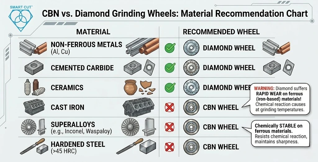 CBN vs Diamond Grinding Wheels