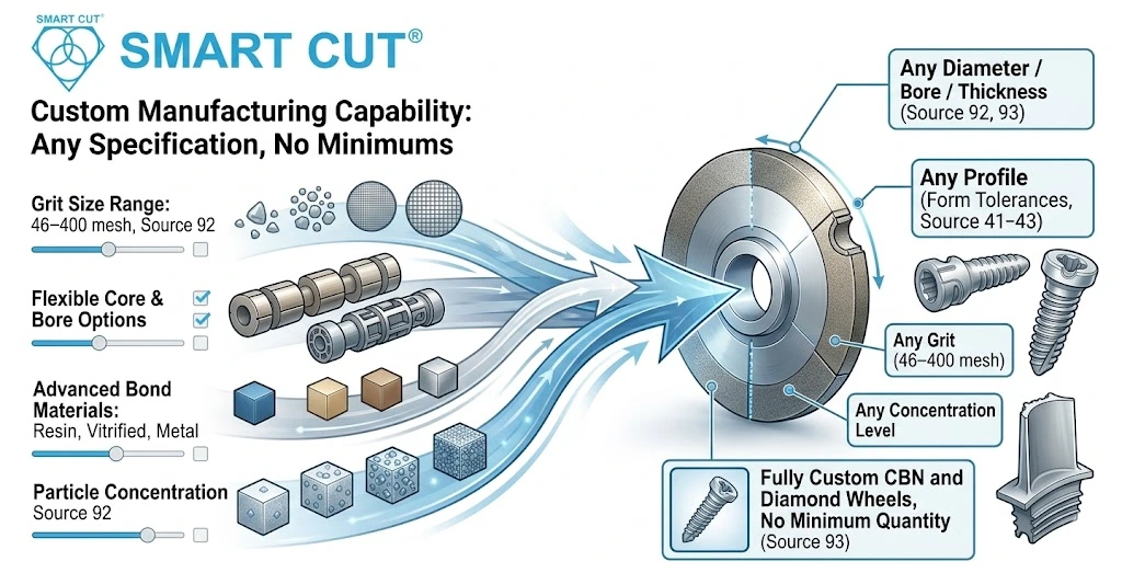 Custom CBN & Diamond Wheels