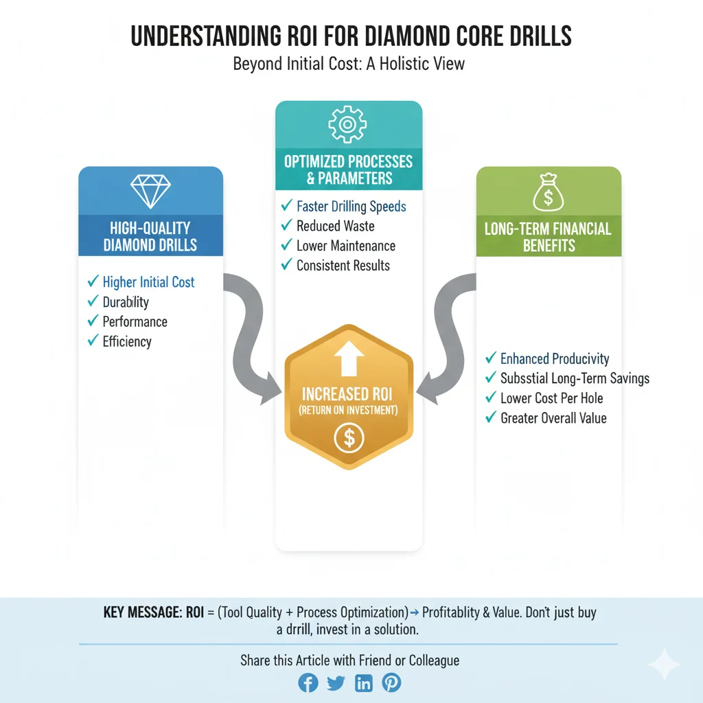 chat for understanding ROI for Diamond core drills