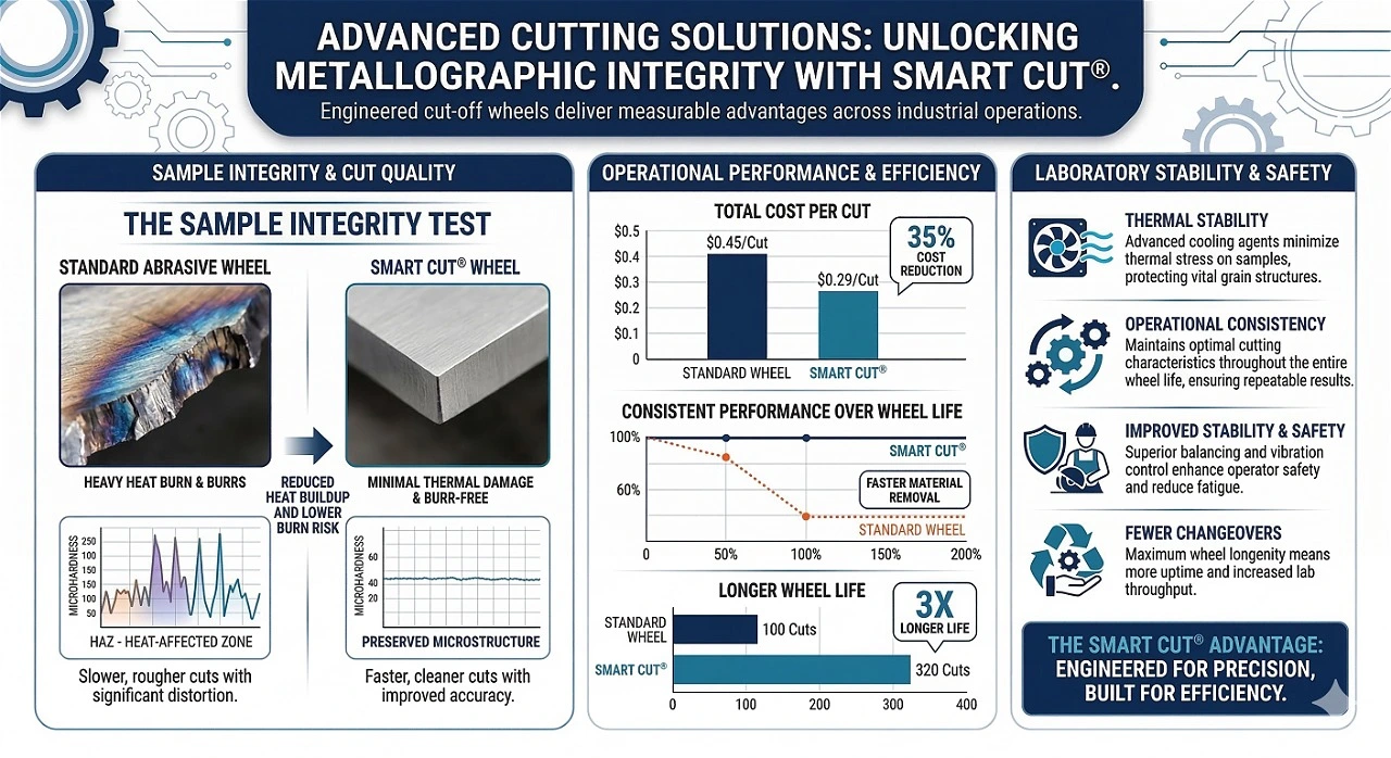 advanced cutting solutions metallographic integrity with smart cut