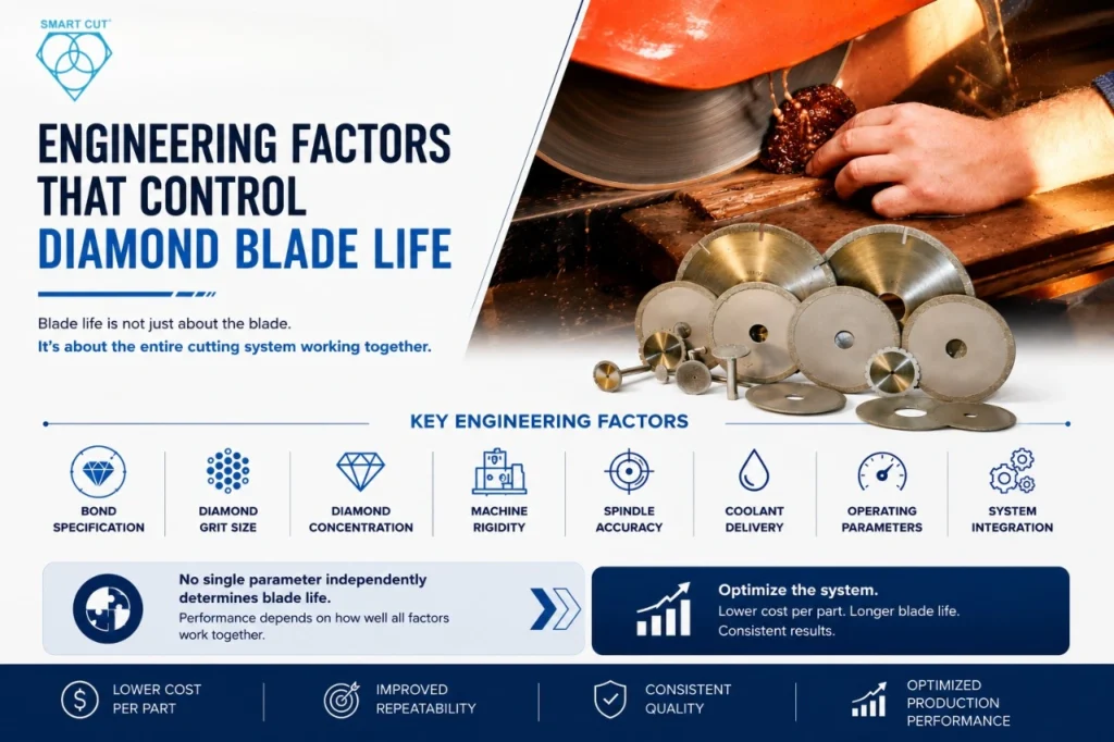 Engineering Factors That Control Diamond Blade Life