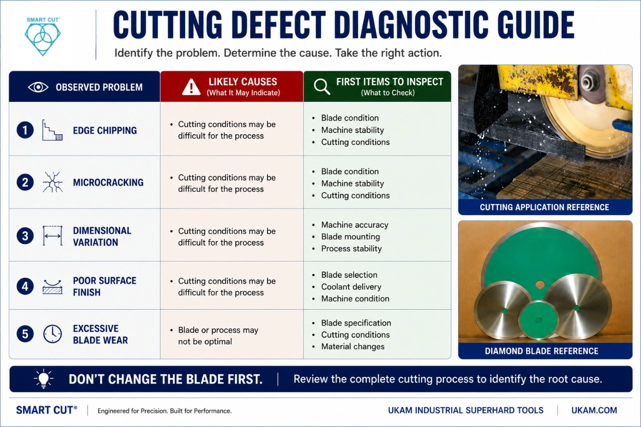 Cutting Defect Diagnostic Guide