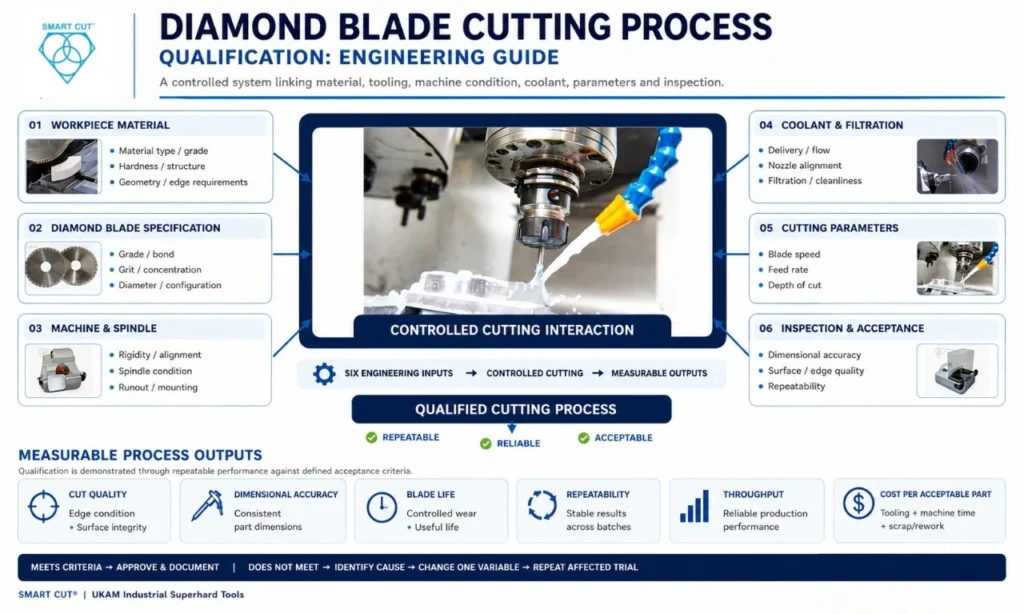 Diamond Blade Cutting Process