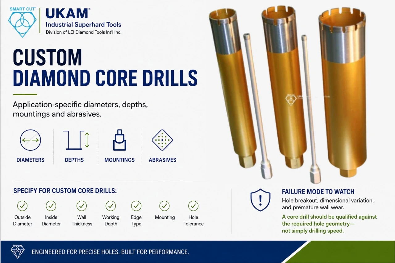 Custom Diamond Core Drills