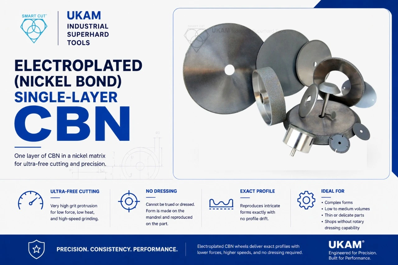 Electroplated Bond CBN