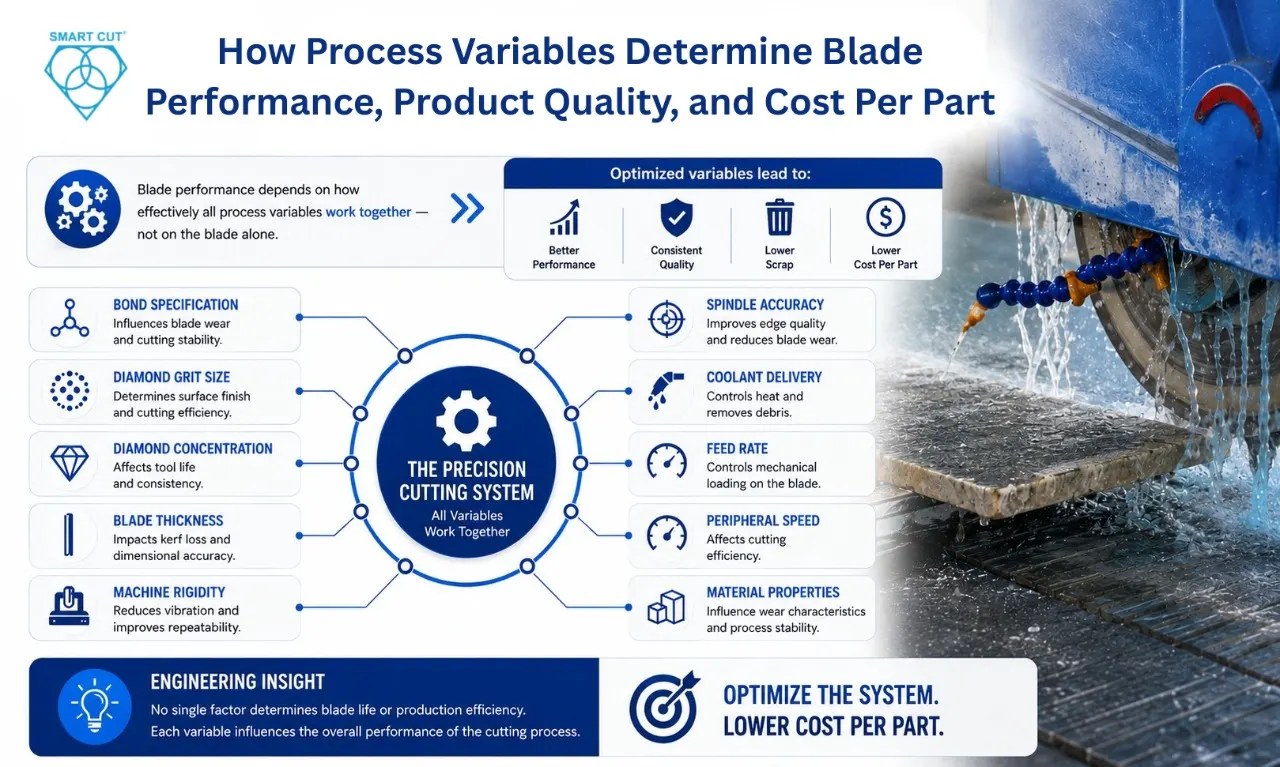 How Process Variables Determine Blade Performance, Product Quality, and Cost Per Part
