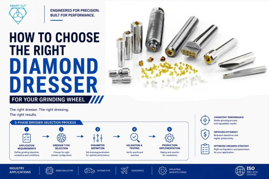 How To Choose The Right Diamond Dresser For Your Grinding Wheel