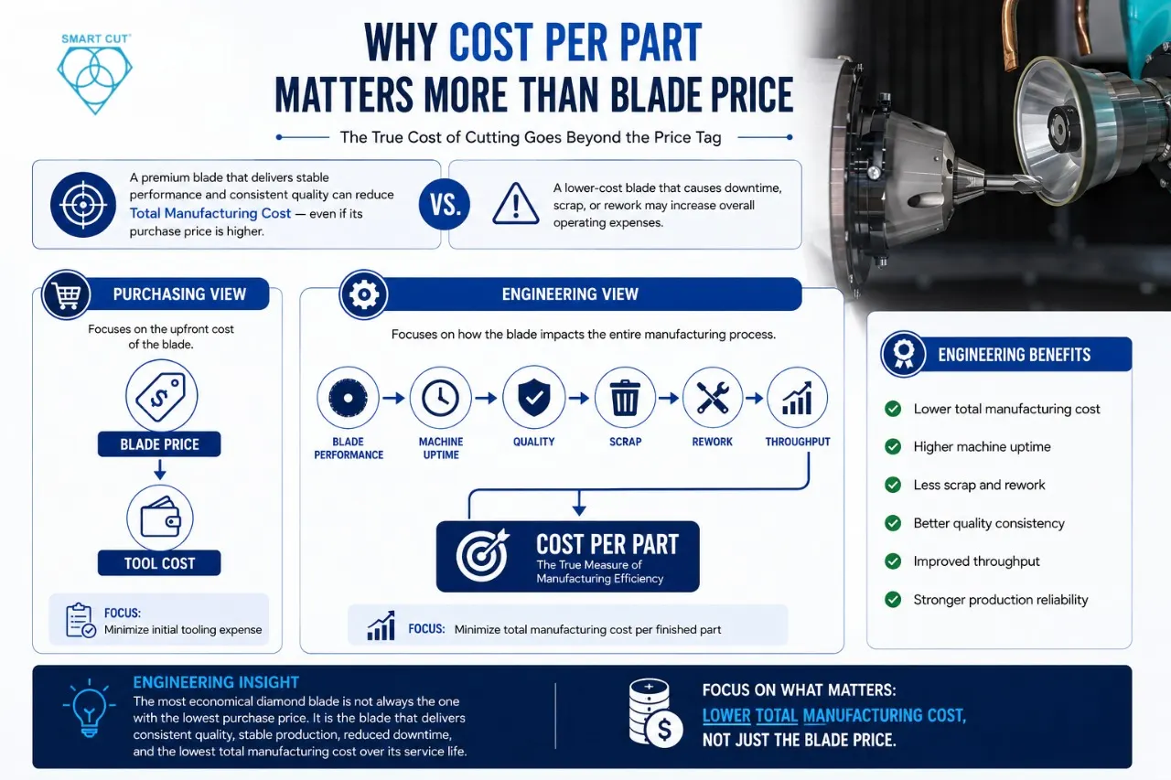 Why Cost Per Part Matters More Than Blade Price