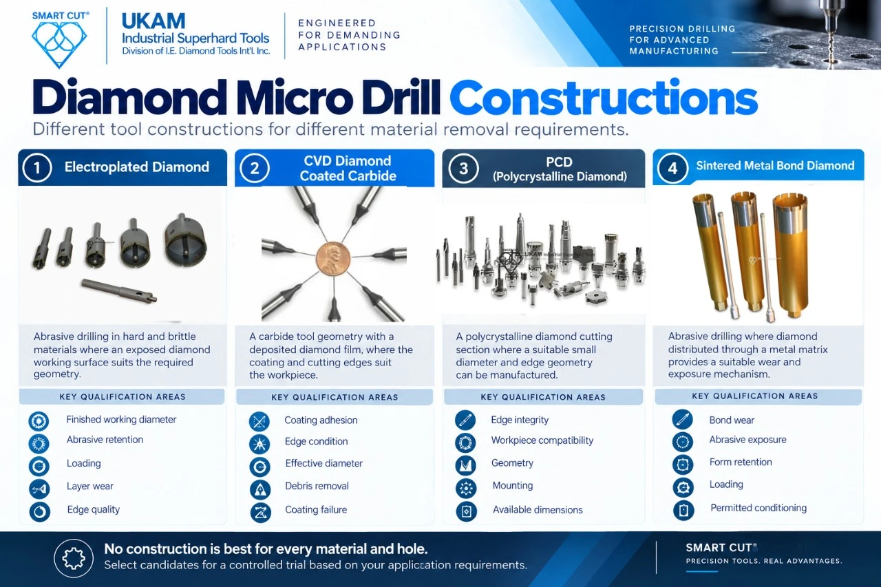 Choose the construction for the material removal task