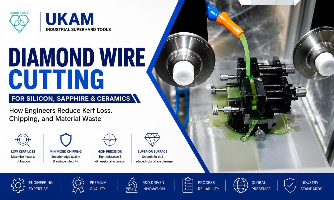 Diamond Wire Cutting For Silicon, Sapphire & Ceramics