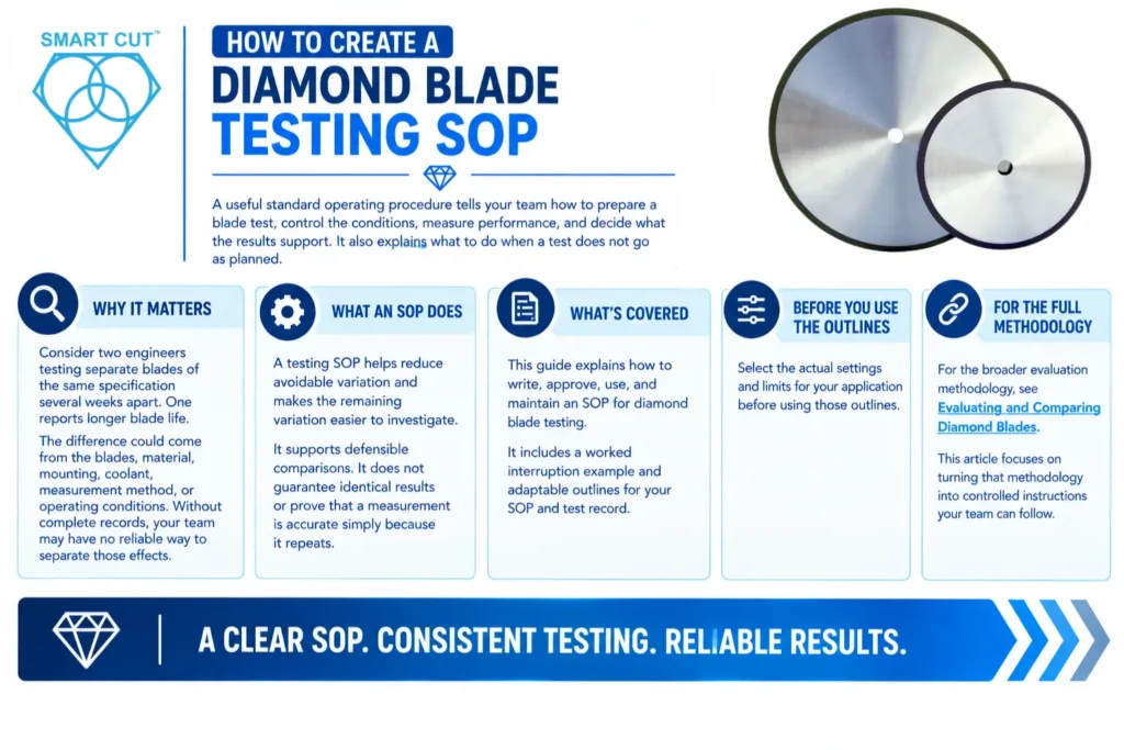 How to Create a Diamond Blade Testing SOP