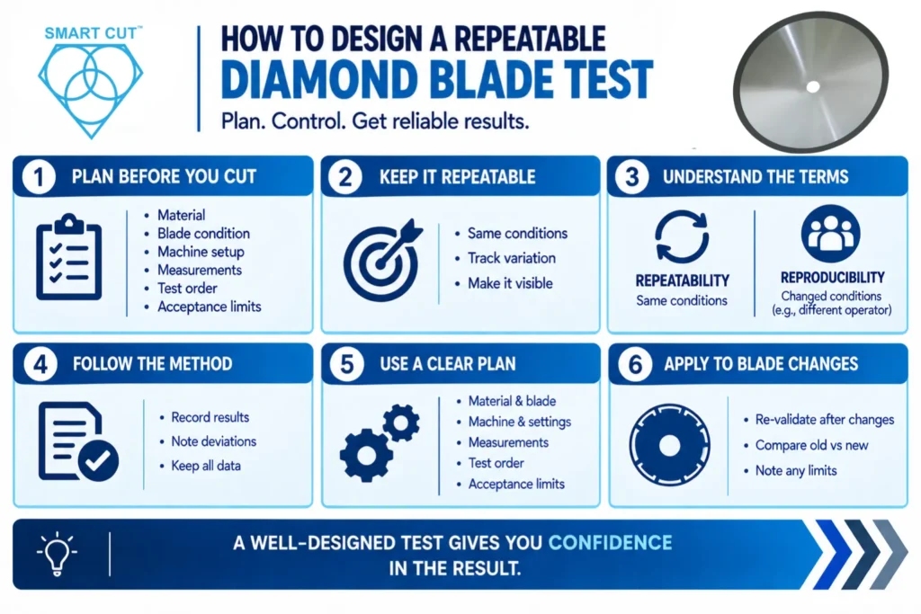 How to Design a Repeatable Diamond Blade Test