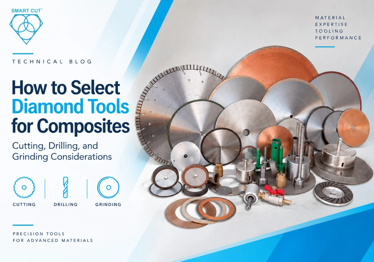 How to Select Diamond Tools for Composites Cutting, Drilling, and Grinding Considerations
