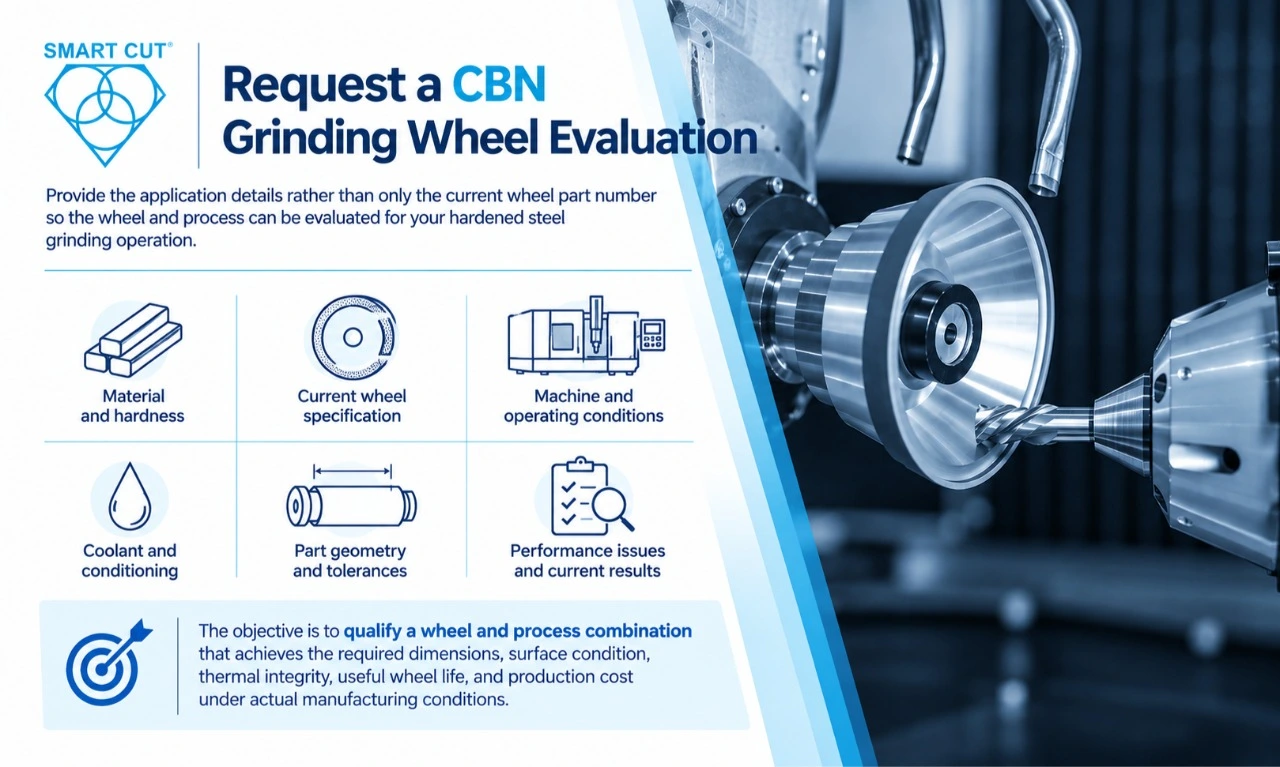 Request a CBN Grinding Wheel Evaluation