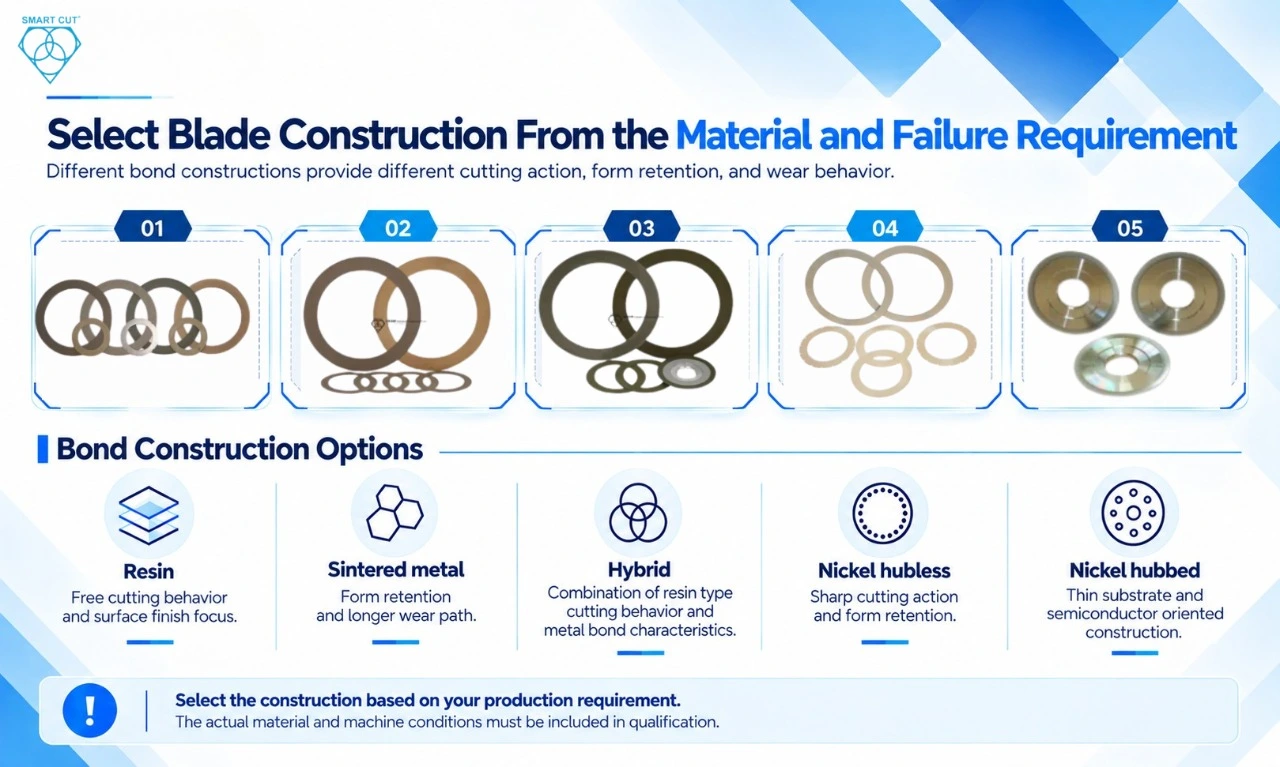 Select Blade Construction From the Material and Failure Requirement