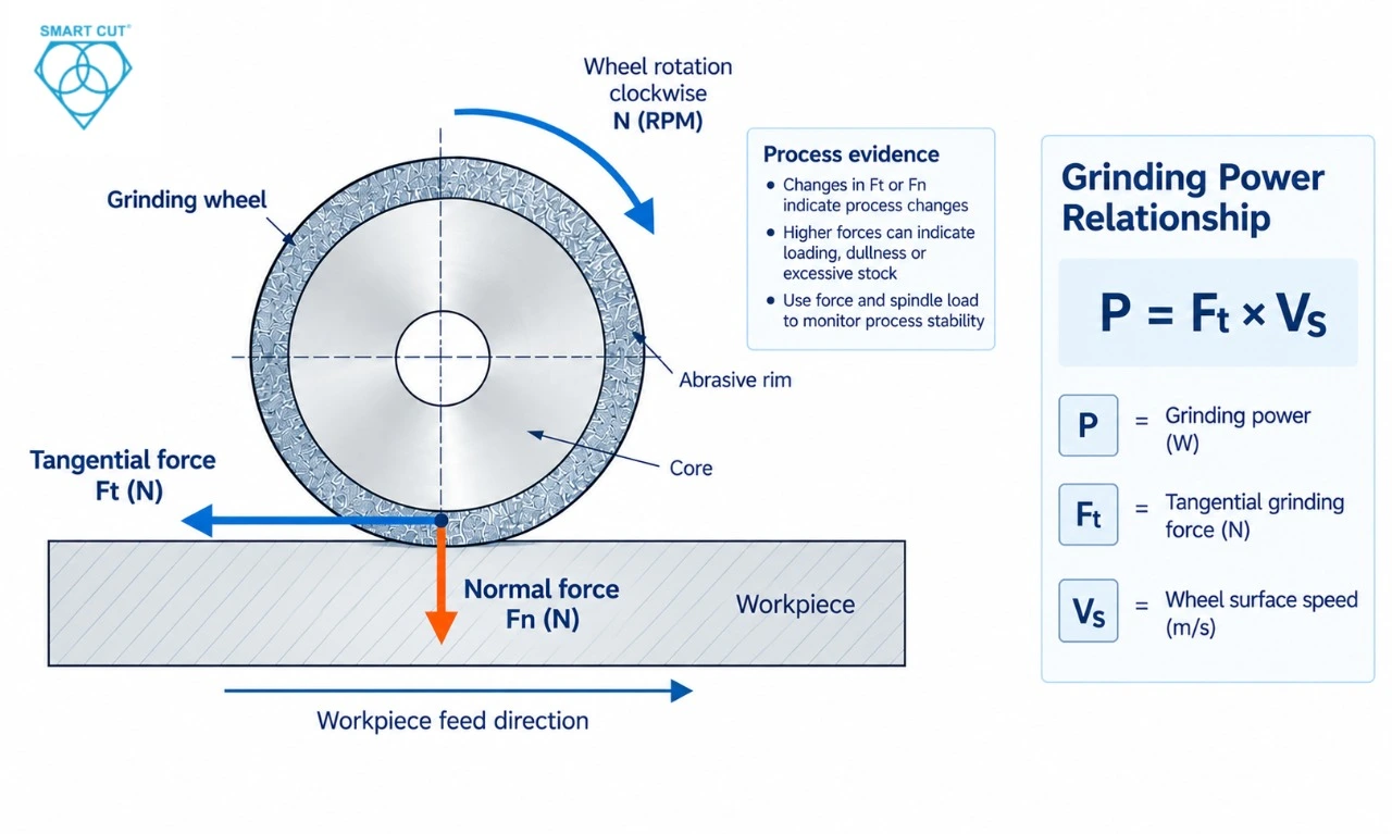 Use Grinding Force and Spindle Load as Process Evidence