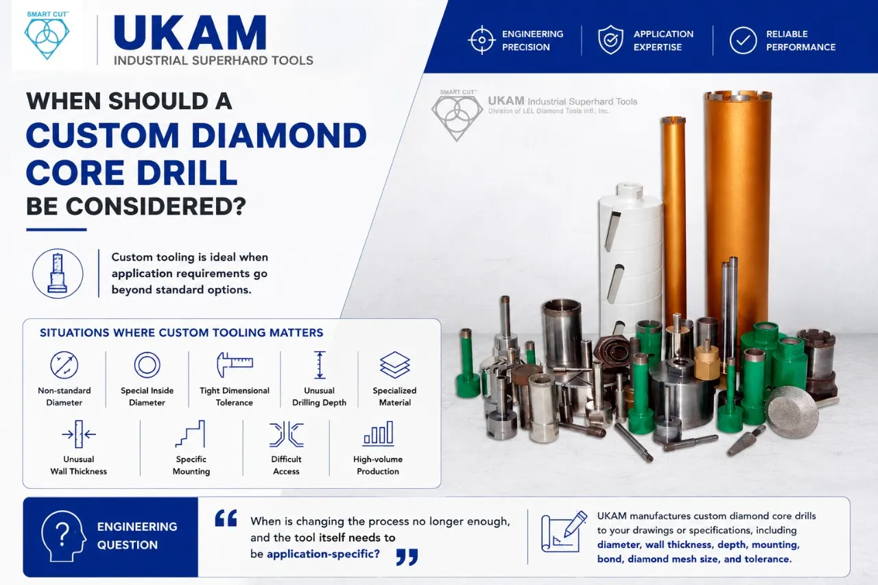 When Should a Custom Diamond Core Drill Be Considered