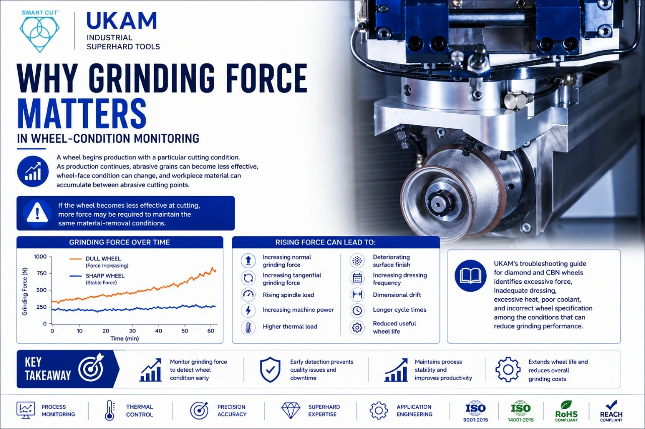 Why Grinding Force Matters in Wheel-Condition Monitoring