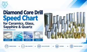 Diamond Core Drill Speed Chart for Ceramics, Glass, Sapphire & Quartz