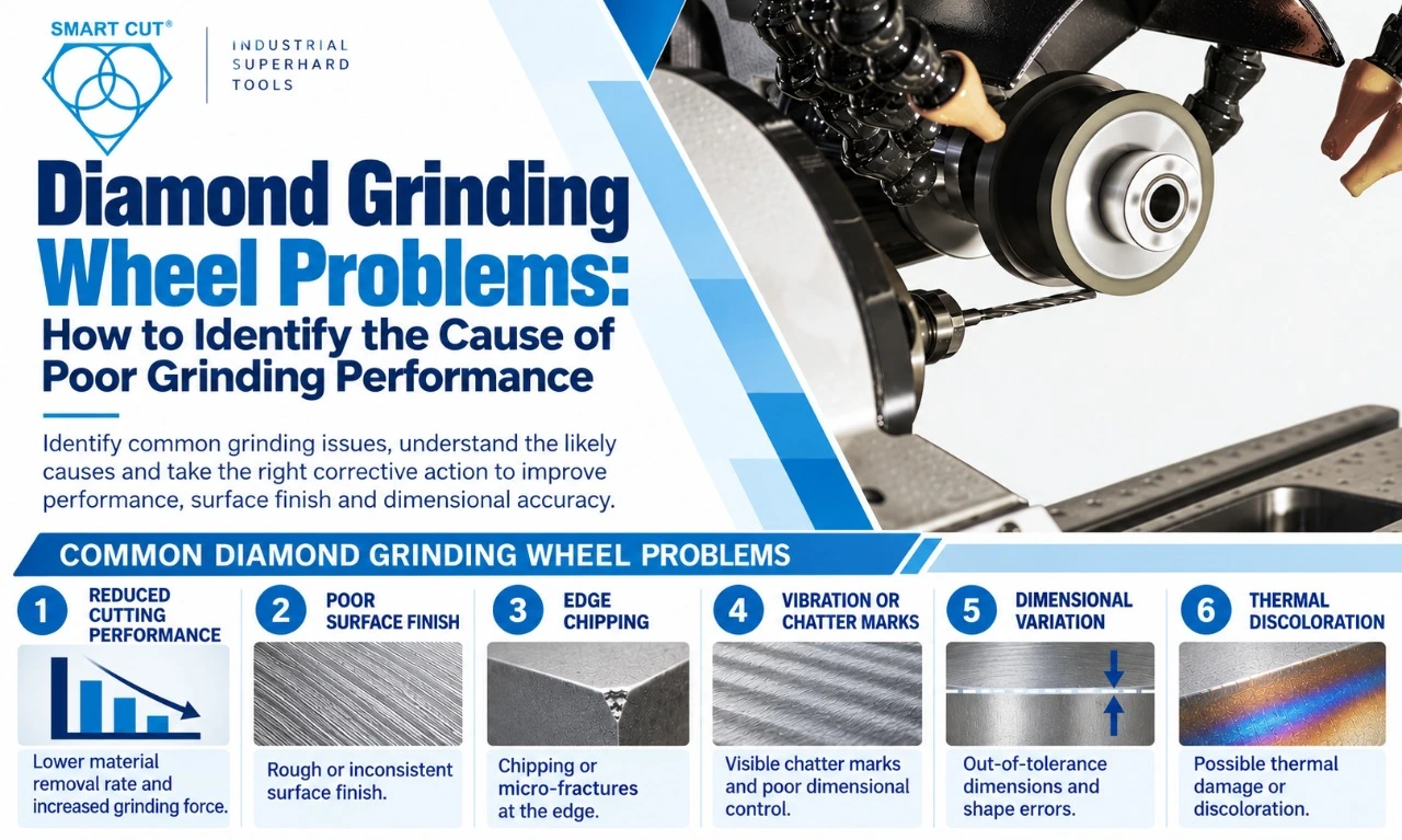 Diamond Grinding Wheel Problems - How to Identify the Cause of Poor Grinding Performance