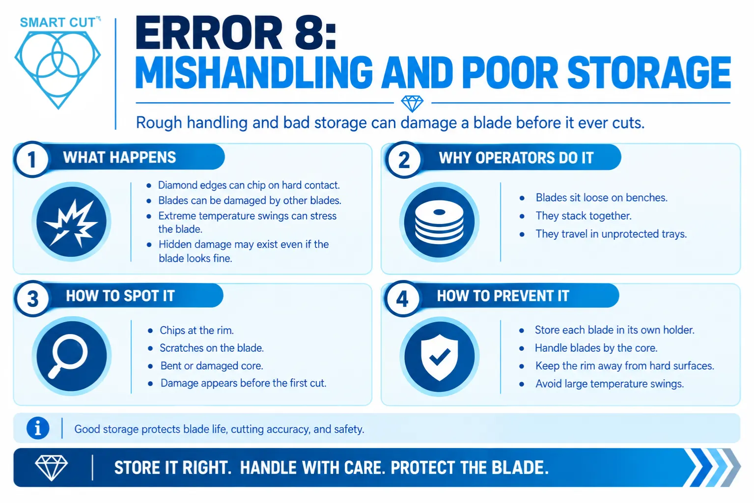 Error 8: Mishandling and Poor Storage