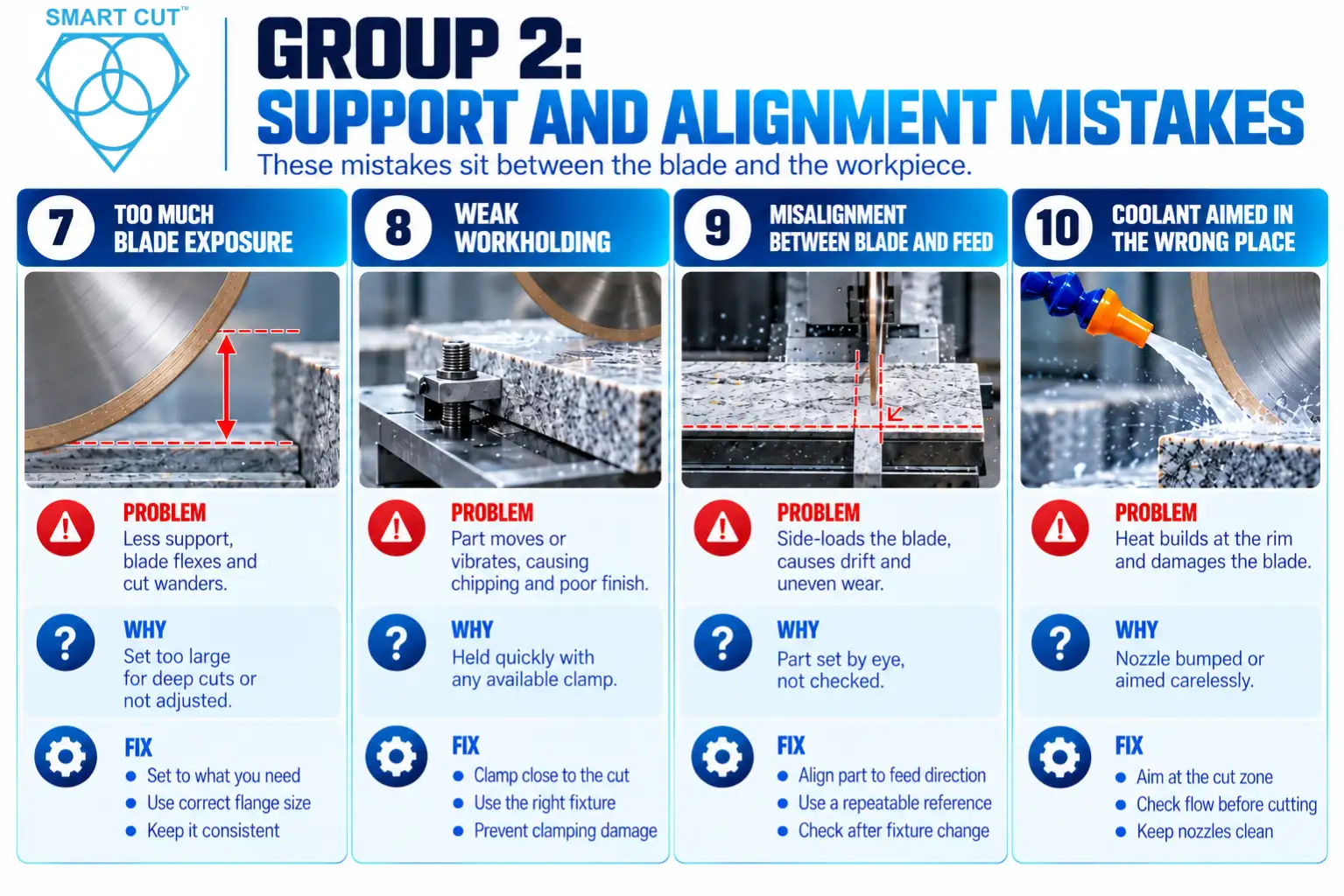 Group 2: Support and Alignment Mistakes