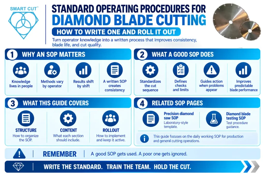 Standard Operating Procedures for Diamond Blade Cutting