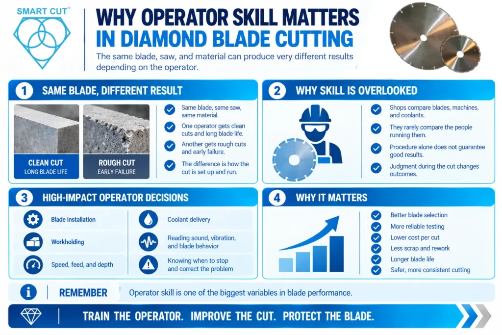 Why Operator Skill Matters in Diamond Blade Cutting