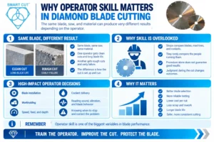 Why Operator Skill Matters in Diamond Blade Cutting