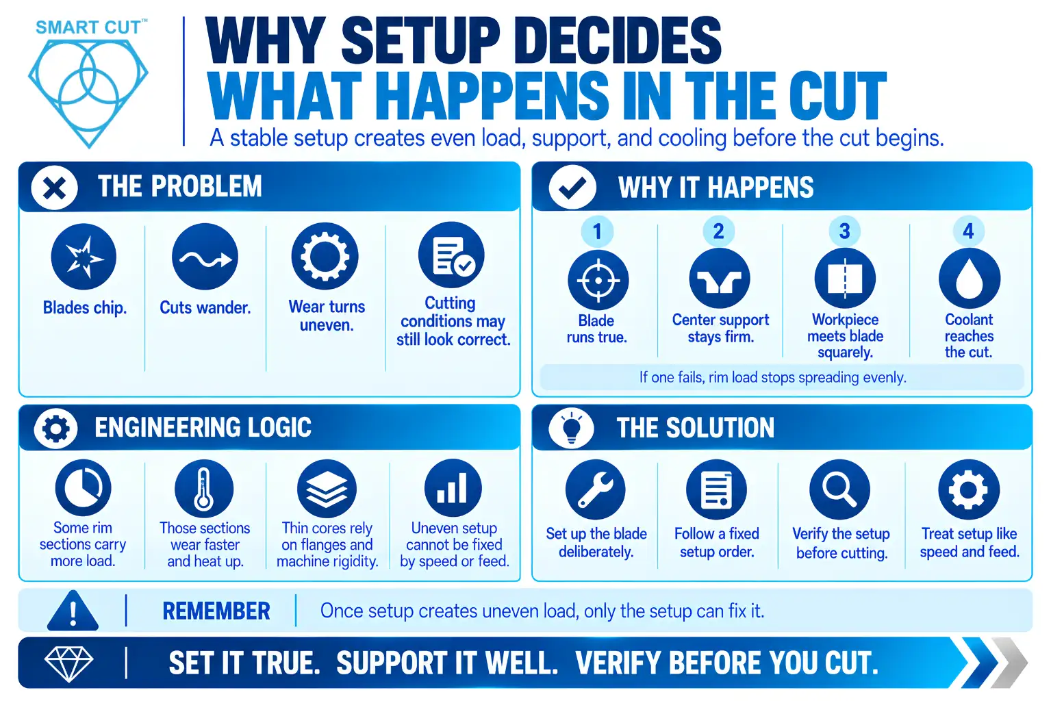 Why Setup Decides What Happens in the Cut
